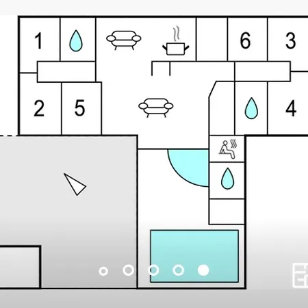 Pool Activity House For 16 People Boto By